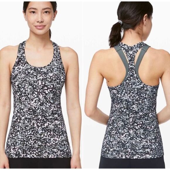 Lululemon Cool Racerback Il Floral Spritz Multi Tank Top - Picture 1 of 8